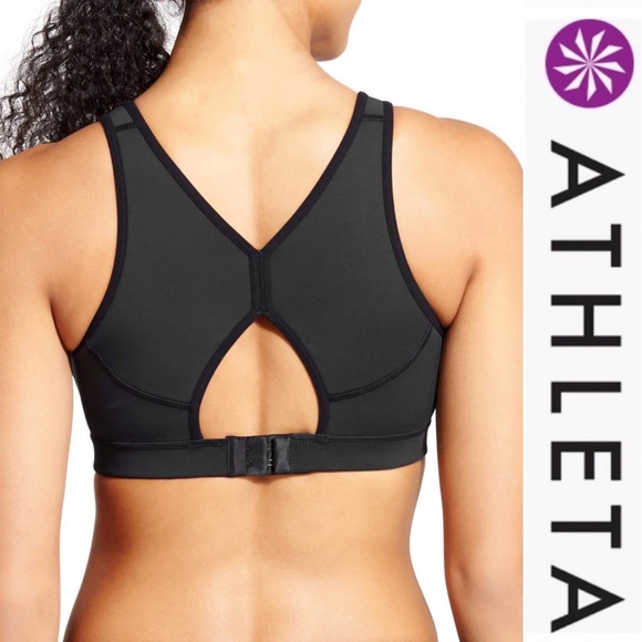 Athleta Stealth Bra High Support Sports Bra XS - Picture 2 of 5